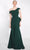 Janique 23014 - Cap Sleeve Mermaid Prom Gown Special Occasion Dress 2 / Teal