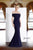 Janique - 2933 Off Shoulder Glitter Mermaid Gown Evening Dresses