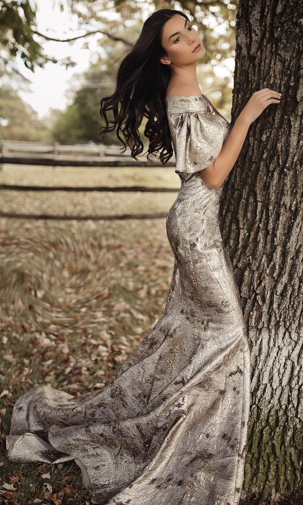 off shoulder straight dress styles Cinderella Divine A- Line Satin Off The Shoulder Dress Style #7493