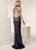 Jasz Couture - 6224 High Haltered Beaded Sheath Gown Special Occasion Dress