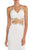 Jasz Couture - 6270 Two Piece Beaded Halter Sheath Dress Special Occasion Dress 0 / White