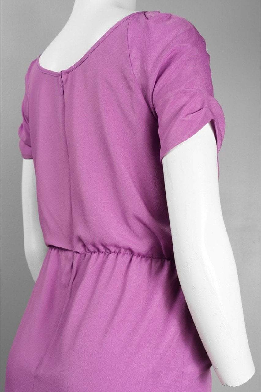 jessica simpson ladies' ruched dress Red Hot in a Red Ruched Dress