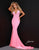 Johnathan Kayne - 2308 Fitted Trumpet Evening Dress Evening Dresses 00 / Flamingo