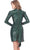 Jovani - 04270 Full Sequin Long Sleeve Drape Accent Cocktail Dress Cocktail Dresses