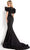 Jovani - 04368 Ruffled Off Shoulder Scuba Mermaid Evening Dress Evening Dresses