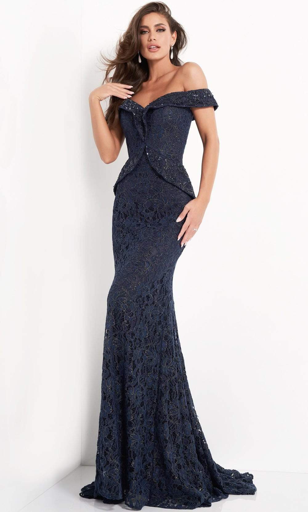 Jovani - 05059 Embellished Lace Off Shoulder Sheath Dress 12 / Cafe - Shop Jovani dresses on Couture Candy at CoutureCandy.com Jovani - 05059 Embellished Lace Off Shoulder Sheath Dress 12 / Cafe - Shop Jovani dresses on Couture Candy at CoutureCandy.com