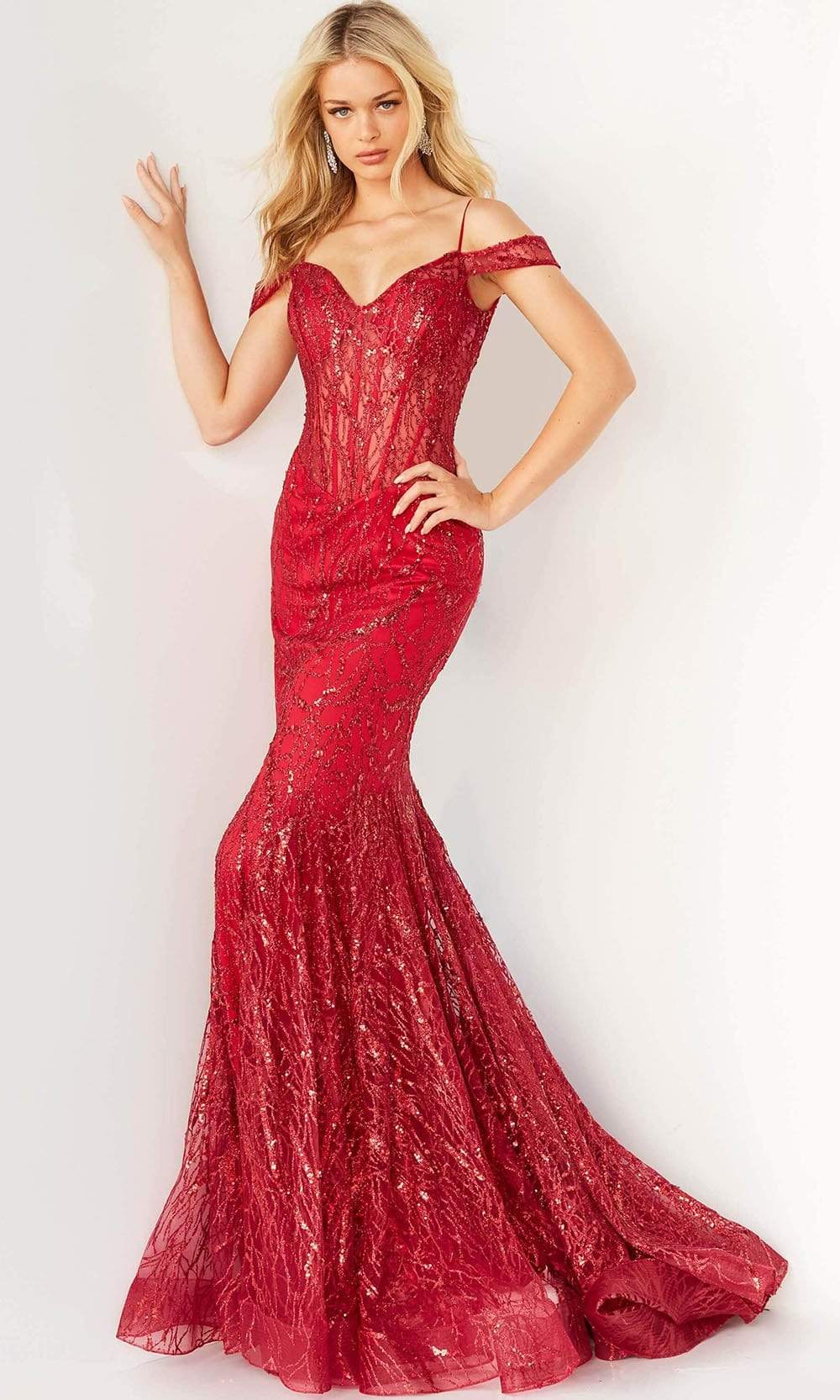 Jovani - 05838 Off Shoulder Glitter Mermaid Gown 20 / Royal - Shop Jovani dresses on Couture Candy at CoutureCandy.com Jovani - 05838 Off Shoulder Glitter Mermaid Gown 20 / Royal - Shop Jovani dresses on Couture Candy at CoutureCandy.com