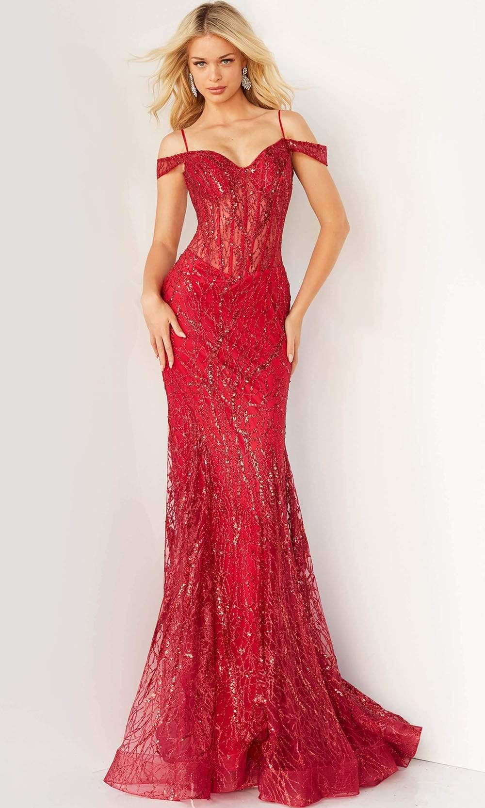Jovani - 05838 Off Shoulder Glitter Mermaid Gown 20 / Royal - Shop Jovani dresses on Couture Candy at CoutureCandy.com Jovani - 05838 Off Shoulder Glitter Mermaid Gown 20 / Royal - Shop Jovani dresses on Couture Candy at CoutureCandy.com
