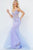 Jovani - 05839 Floral Applique Corset Bodice Prom Dress Prom Dresses