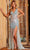 Jovani 06308 - V-Neck Beaded Illusion Prom Gown Special Occasion Dress