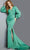Jovani 07047 - V-Neck Bishop Sleeves Evening Gown Evening Dresses