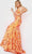 Jovani 08460 - Floral Sequin Prom Dress Prom Dresses