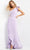 Jovani 08527 - Pleat-Trimmed Sheath Evening Dress Prom Dresses