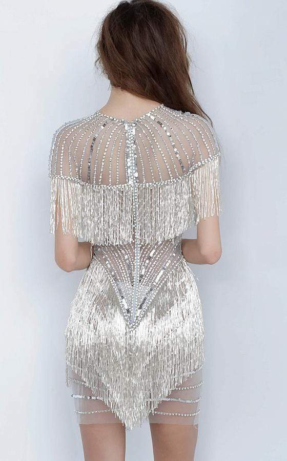 Jovani - 11999 Embellished Jewel Neck Fringe Fitted Dress 10 / Black - Shop Jovani Dresses On Couture Candy at CoutureCandy.com Jovani - 11999 Embellished Jewel Neck Fringe Fitted Dress 10 / Black - Shop Jovani Dresses On Couture Candy at CoutureCandy.com
