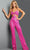 Jovani 23069 - Sweetheart Cutout Waist Jumpsuit Formal Pansuits 00 / Hot-Pink