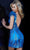 Jovani 23104 - Feather Trim Sequin Cocktail Dress Special Occasion Dress