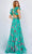 Jovani 23321 - Floral Printed A-line Flowy Gown Prom Dresses