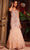 Jovani 24058 - Plunging V-Neck Feathered Evening Gown Special Occasion Dress