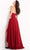 Jovani - 4517 Strapless Jewel Accent High Slit A-Line Evening Dress Evening Dresses