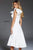 Jovani - 52252 Ruffled Shoulder Short Formal Scuba Dress Cocktail Dresses
