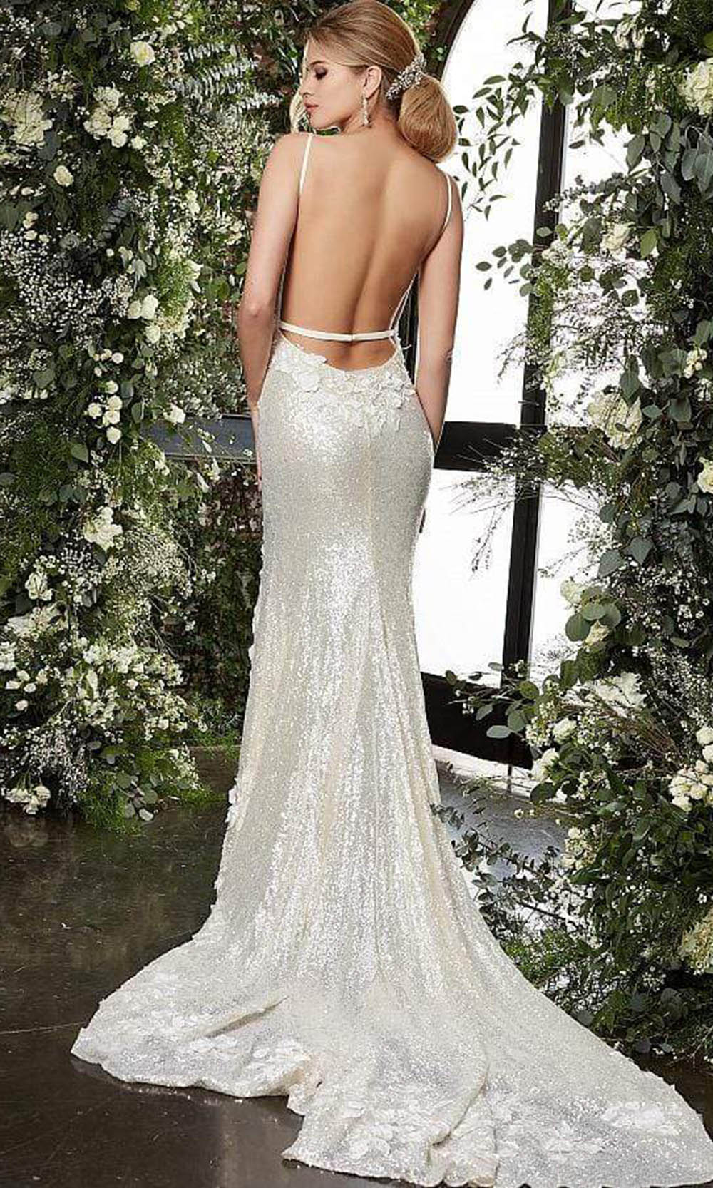 Jovani Bridal - JB03592 Glittered Open Back Long Dress 0 / Cream - Shop Jovani Bridal dresses on Couture Candy at CoutureCandy.com Jovani Bridal - JB03592 Glittered Open Back Long Dress 0 / Cream - Shop Jovani Bridal dresses on Couture Candy at CoutureCandy.com
