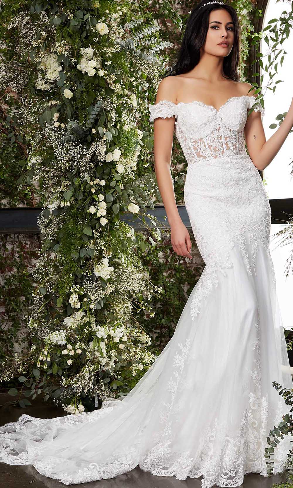 Jovani Bridal - JB07161 Sheer Lace Corset Bridal Gown 18 / Ivory - Shop Jovani Bridal Dresses On Couture Candy at CoutureCandy.com Jovani Bridal - JB07161 Sheer Lace Corset Bridal Gown 18 / Ivory - Shop Jovani Bridal Dresses On Couture Candy at CoutureCandy.com