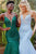 Jovani JVN07398 - Embroidery Applique Mermaid Prom Dress Prom Dresses 00 / Light-Blue