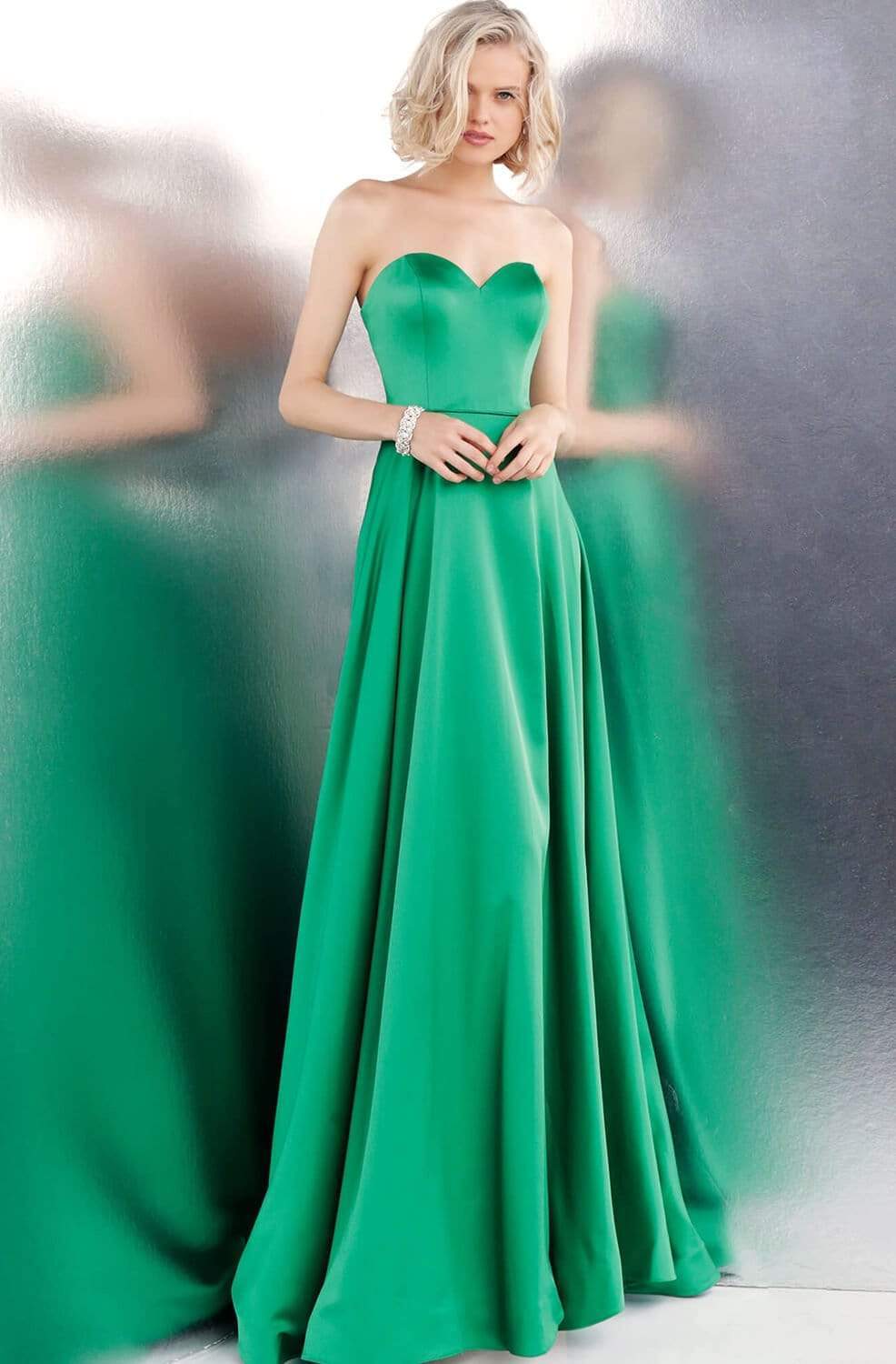 jovani green prom dress JVN by Jovani