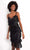 Jovani - M3220 Spaghetti Strap Fringe Cocktail Dress Cocktail Dresses