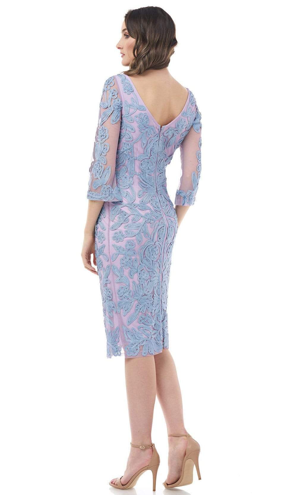 soutache lace midi dress Masha Soutache Lace Midi Dress Gina Bacconi