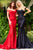 JVN by Jovani - JVN07639 Off Shoulder Ruched Trumpet Gown Prom Dresses 00 / Black