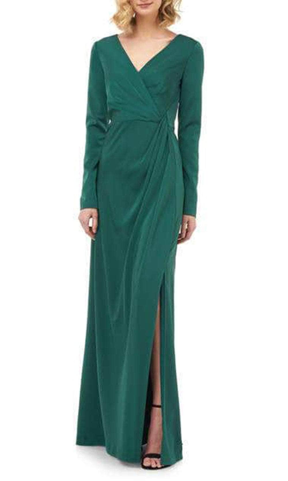 Kay Unger 5511232 - Long Sleeves V-Neckline Formal Dress Kay Unger 5511232 - Long Sleeves V-Neckline Formal Dress