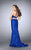 La Femme - 24029 Stunning High Neck Laced Two-piece Mermaid Dress Special Occasion Dress