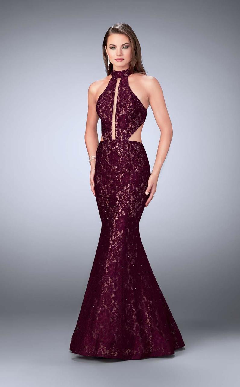 la femme lace mermaid dress LA FEMME BRIDAL Style #B1335