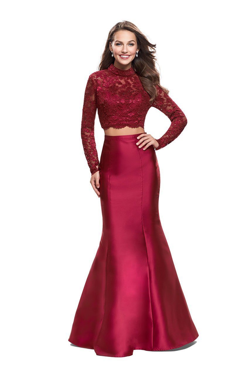 La Femme 24901 Prom Dress - Burgundy | NewYorkDress La Femme 24901 Prom Dress - Burgundy | NewYorkDress