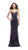 La Femme - 25174 Plunging Sweetheart Velvet Sheath Gown Special Occasion Dress 00 / Charcoal