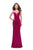 La Femme - 25174 Plunging Sweetheart Velvet Sheath Gown Special Occasion Dress