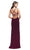 La Femme - 25648 Plunging Sweetheart Crisscross Strapped Gown Evening Dresses