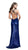 La Femme - 25861 Halter Neck Velvet Sheath Dress Special Occasion Dress