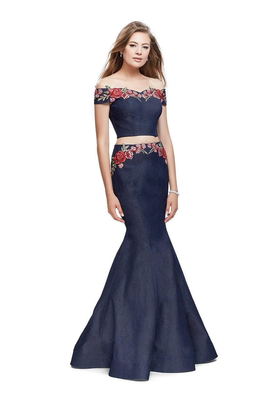 la femme denim dress La Femme 25754 Dress