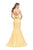 La Femme - 26311 Sculpted Two-Piece Beaded Mikado Evening Gown Special Occasion Dress