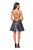 La Femme - 26659 Deep V-neck Stretch Satin A-line Dress Special Occasion Dress