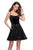 La Femme - 26785 Velvet Curve Neck A-line Dress Special Occasion Dress