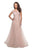 La Femme - 26893 Embroidered Lace Bateau A-line Dress Special Occasion Dress