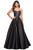 La Femme - 27280 Sweetheart Fitted Pleated Ballgown Ball Gowns 00 / Black