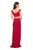 La Femme - 27496 Two Piece Off shoulder Gown with Slit Special Occasion Dress