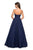 La Femme - 27630 Strapless Ruched Bodice Rhinestone Beaded Tulle Gown Special Occasion Dress