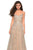 La Femme - 27747 Sequined V-neck A-line Dress Bridesmaid Dresses