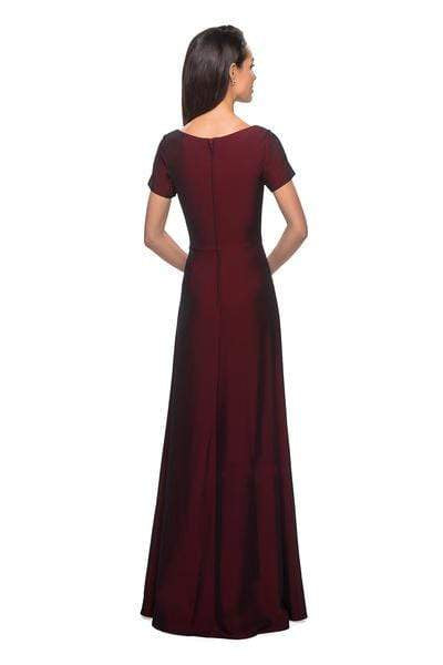 La Femme 27855 Prom Dress - Gunmetal | NewYorkDress La Femme 27855 Prom Dress - Gunmetal | NewYorkDress