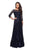 La Femme - 27885 Lace Quarter Length Sleeve Bateau A-line Dress Mother of the Bride Dresses